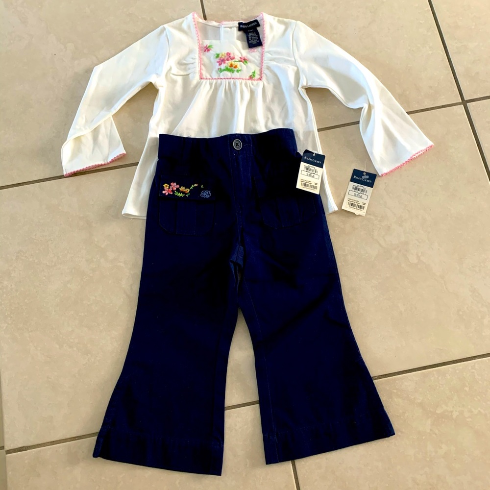 NWT Kids Ralph Lauren Matching Set